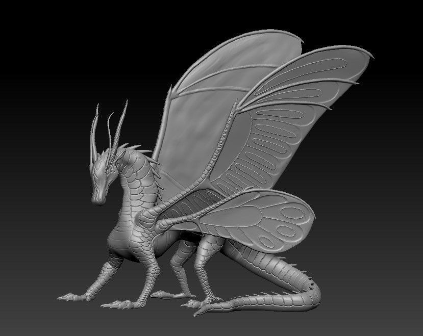 Dragon of SilkWings Tribe from Wings of Fire 3D print model_15