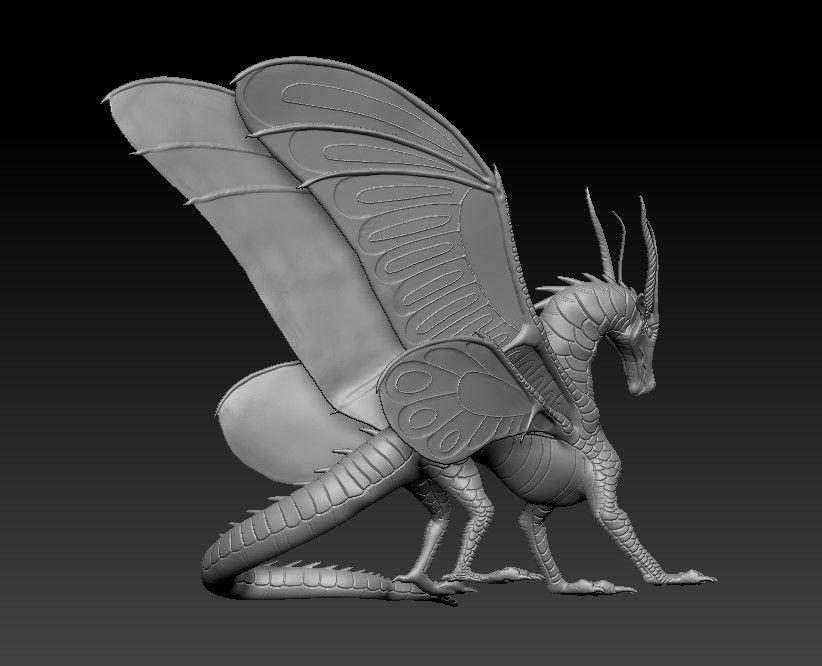 Dragon of SilkWings Tribe from Wings of Fire 3D print model_41