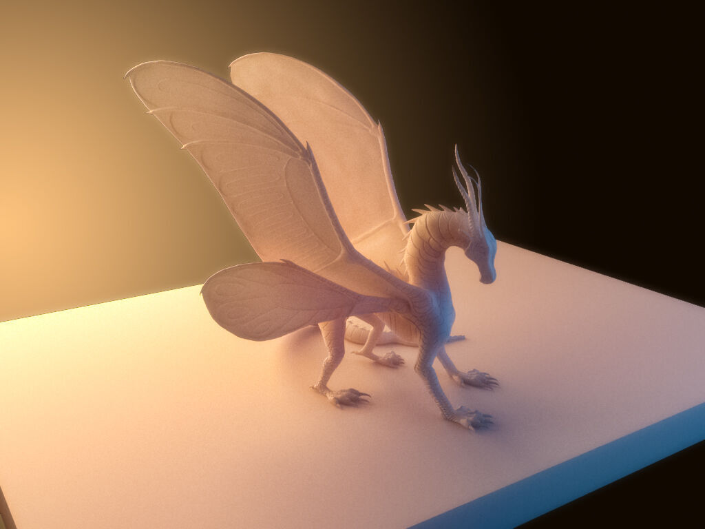 Dragon of SilkWings Tribe from Wings of Fire 3D print model_2