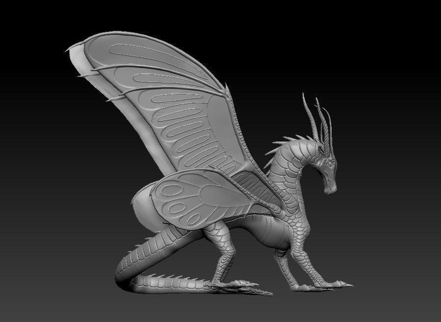 Dragon of LeafWings Tribe from Wings of Fire 3D print model_40