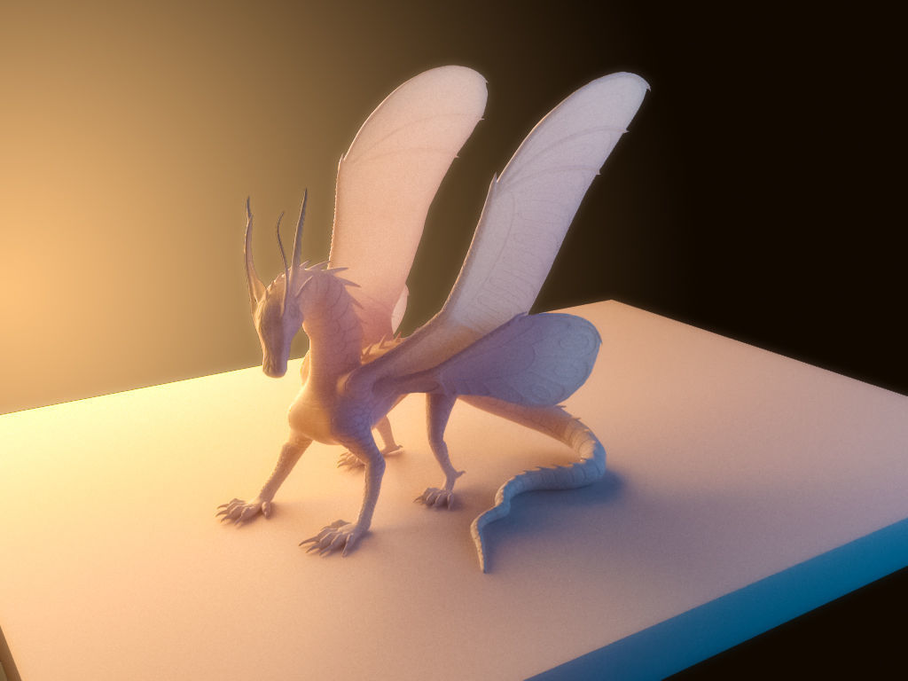 Dragon of LeafWings Tribe from Wings of Fire 3D print model_1