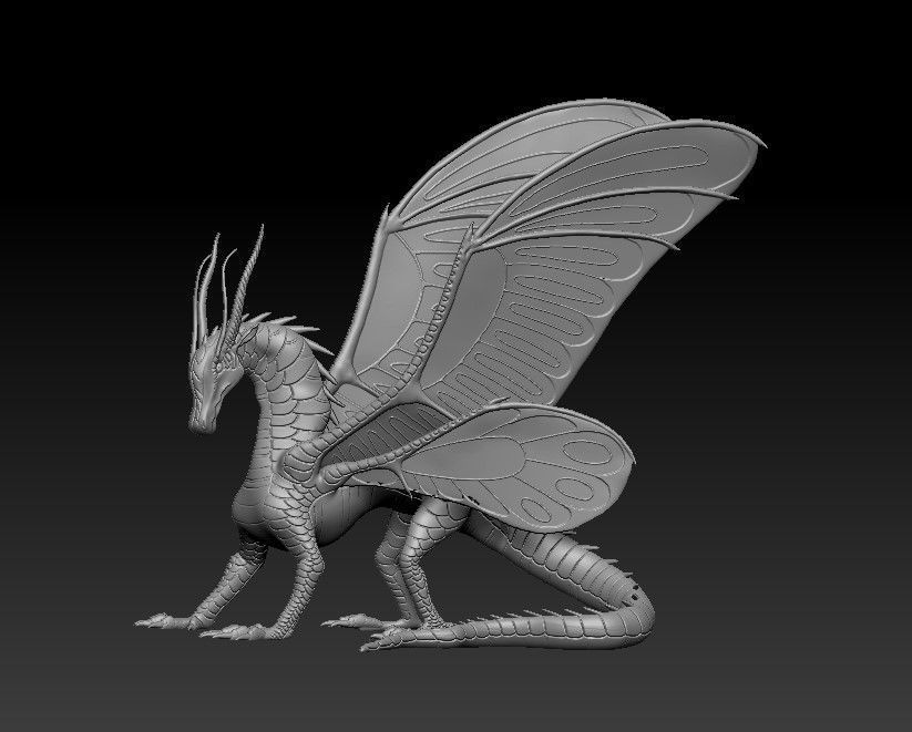 Dragon of LeafWings Tribe from Wings of Fire 3D print model_15