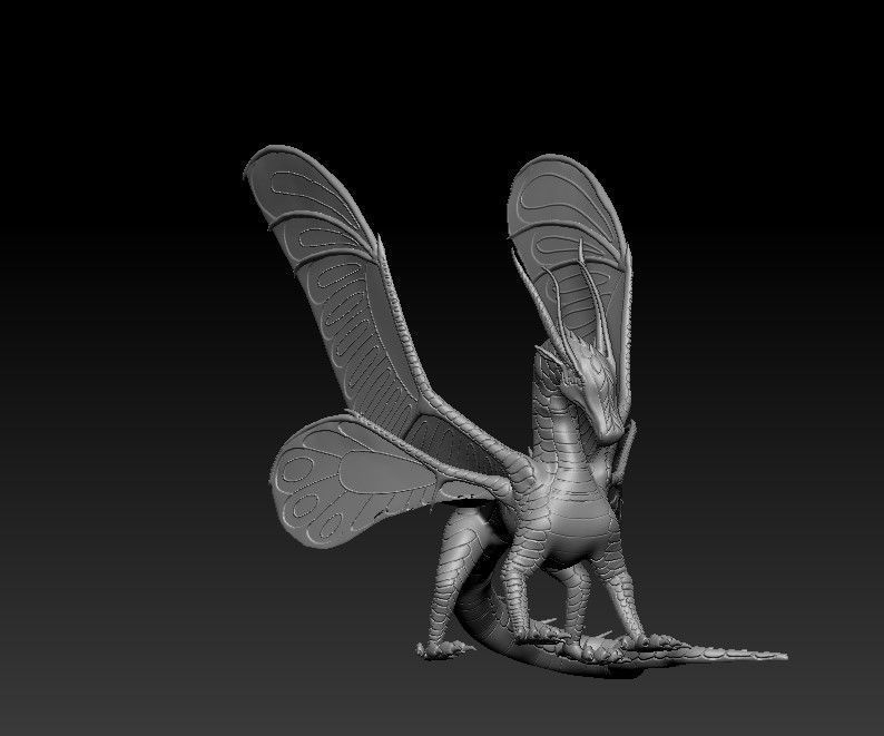 Dragon of LeafWings Tribe from Wings of Fire 3D print model_10