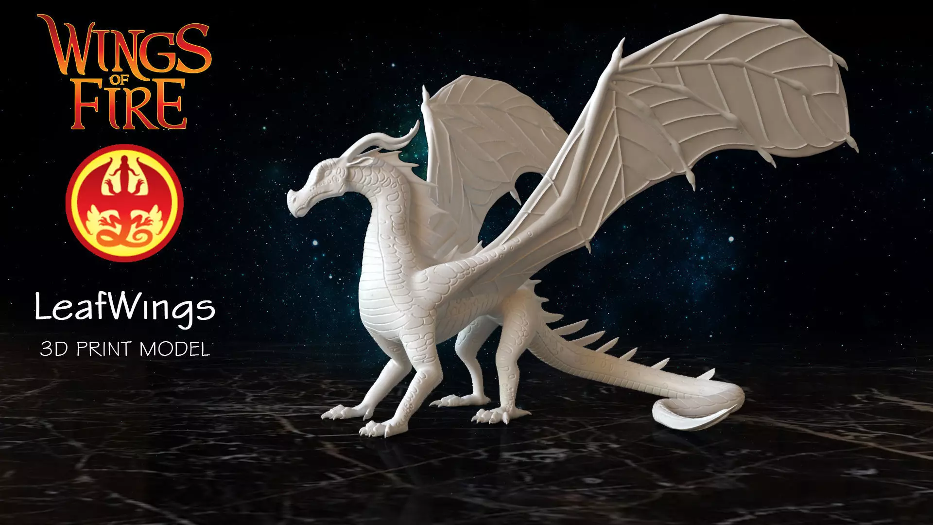 Dragon of LeafWings Tribe from Wings of Fire 3D print model_0