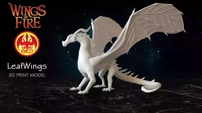 Dragon of LeafWings Tribe from Wings of Fire 3D print model