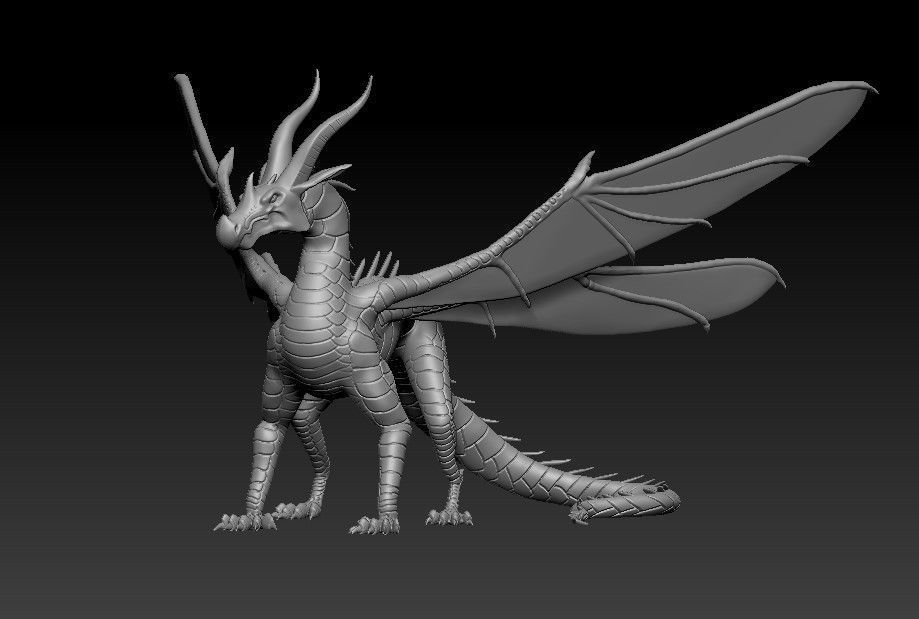 Dragon of HiveWings Tribe from Wings 3D print model_39