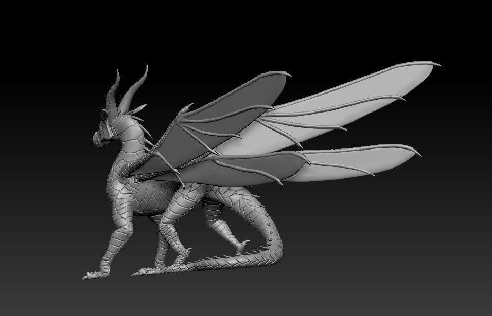 Dragon of HiveWings Tribe from Wings 3D print model_49