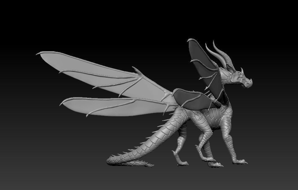 Dragon of HiveWings Tribe from Wings 3D print model_16