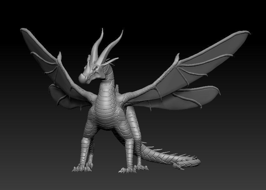 Dragon of HiveWings Tribe from Wings 3D print model_38