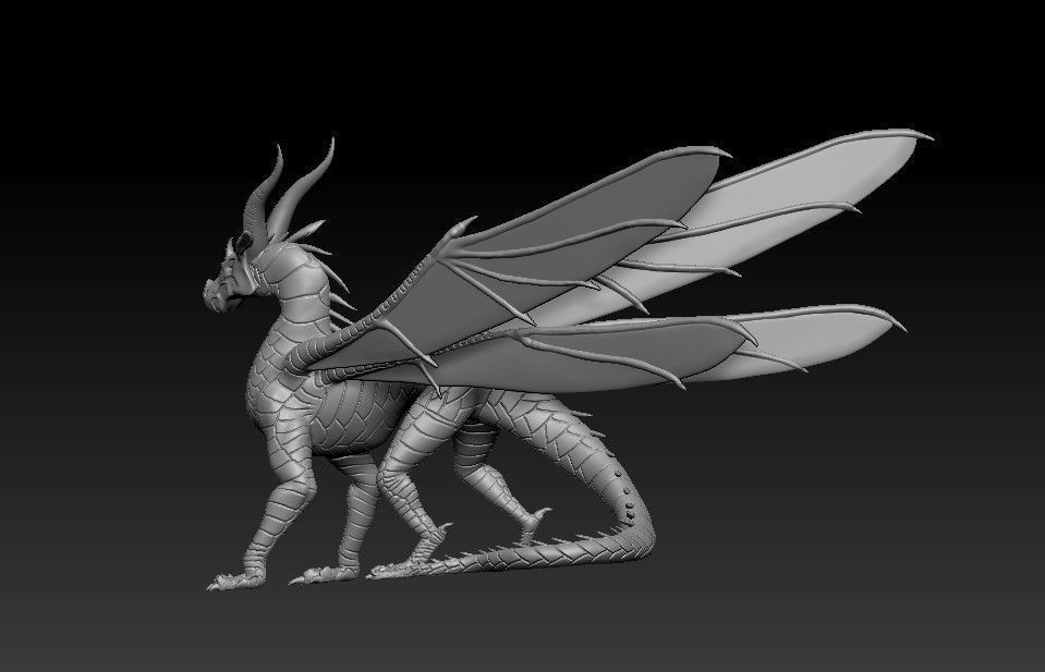 Dragon of HiveWings Tribe from Wings 3D print model_47
