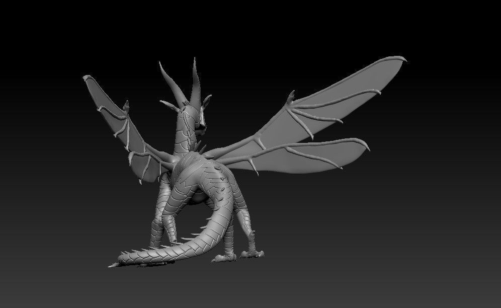 Dragon of HiveWings Tribe from Wings 3D print model_10