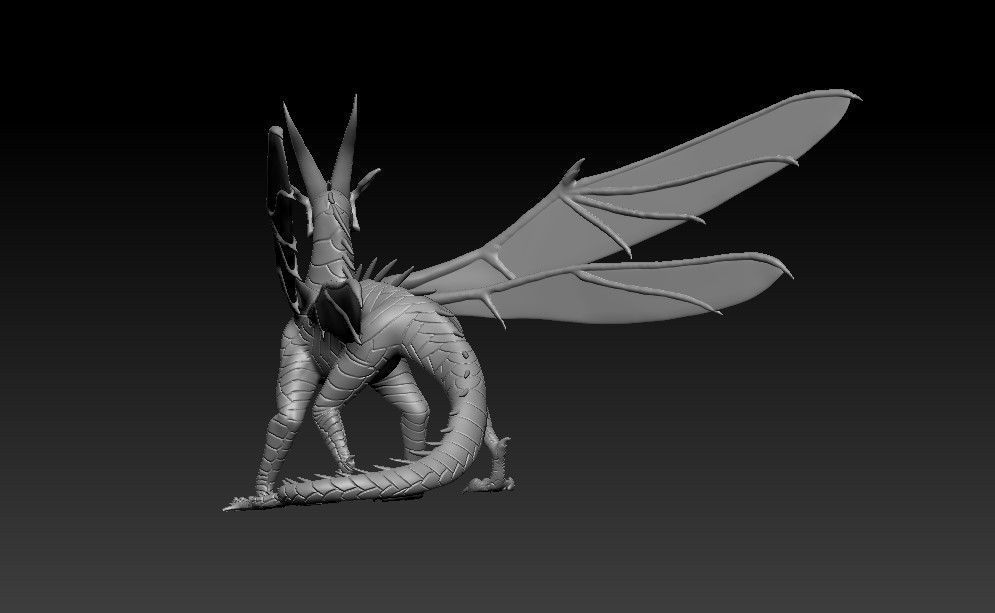 Dragon of HiveWings Tribe from Wings 3D print model_8