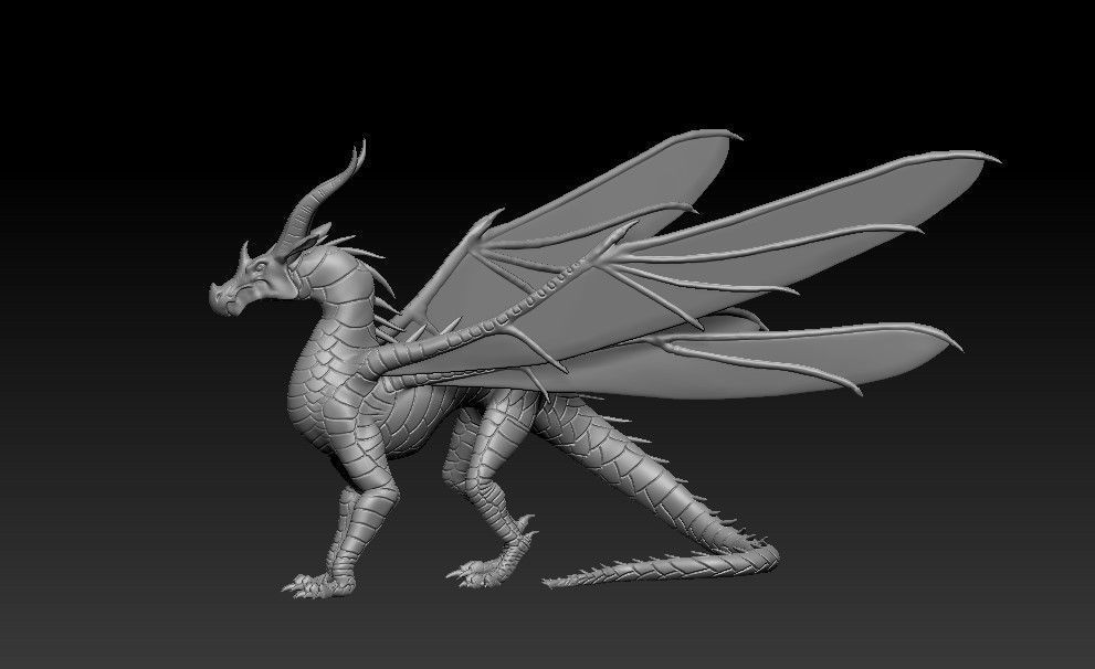 Dragon of HiveWings Tribe from Wings 3D print model_43