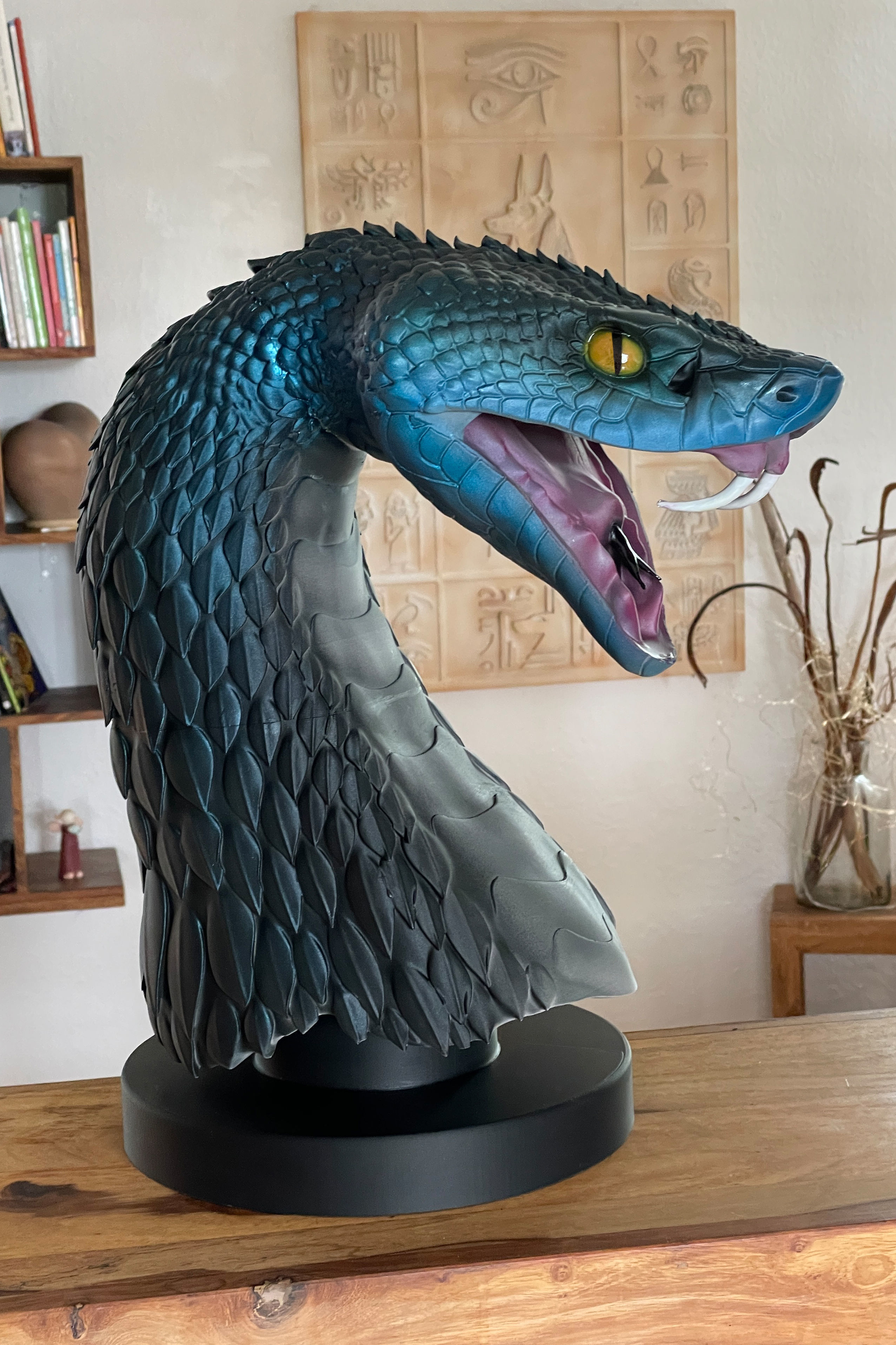 Harlequin Snake - Fantasy - 3D print model_16
