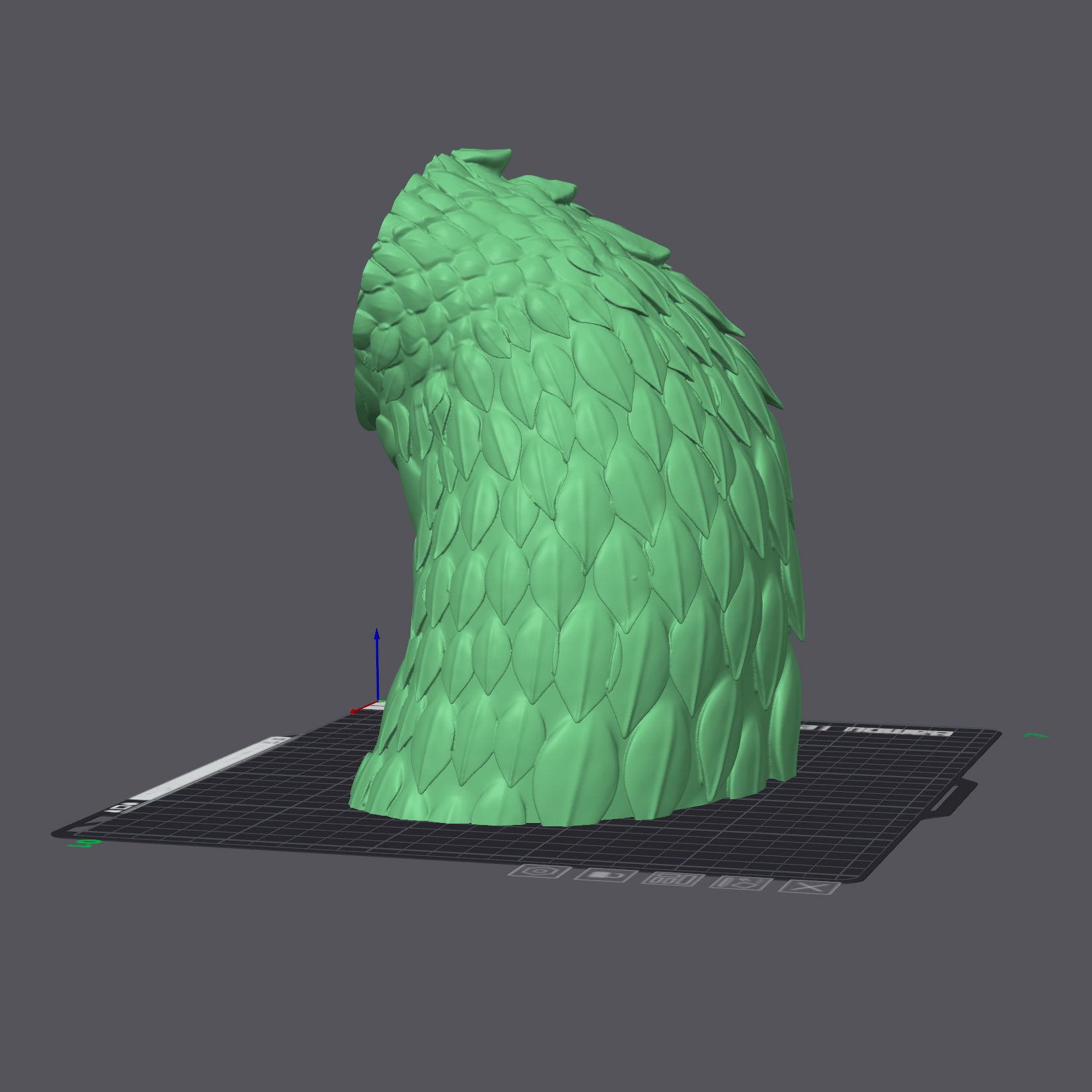 Harlequin Snake - Fantasy - 3D print model_9