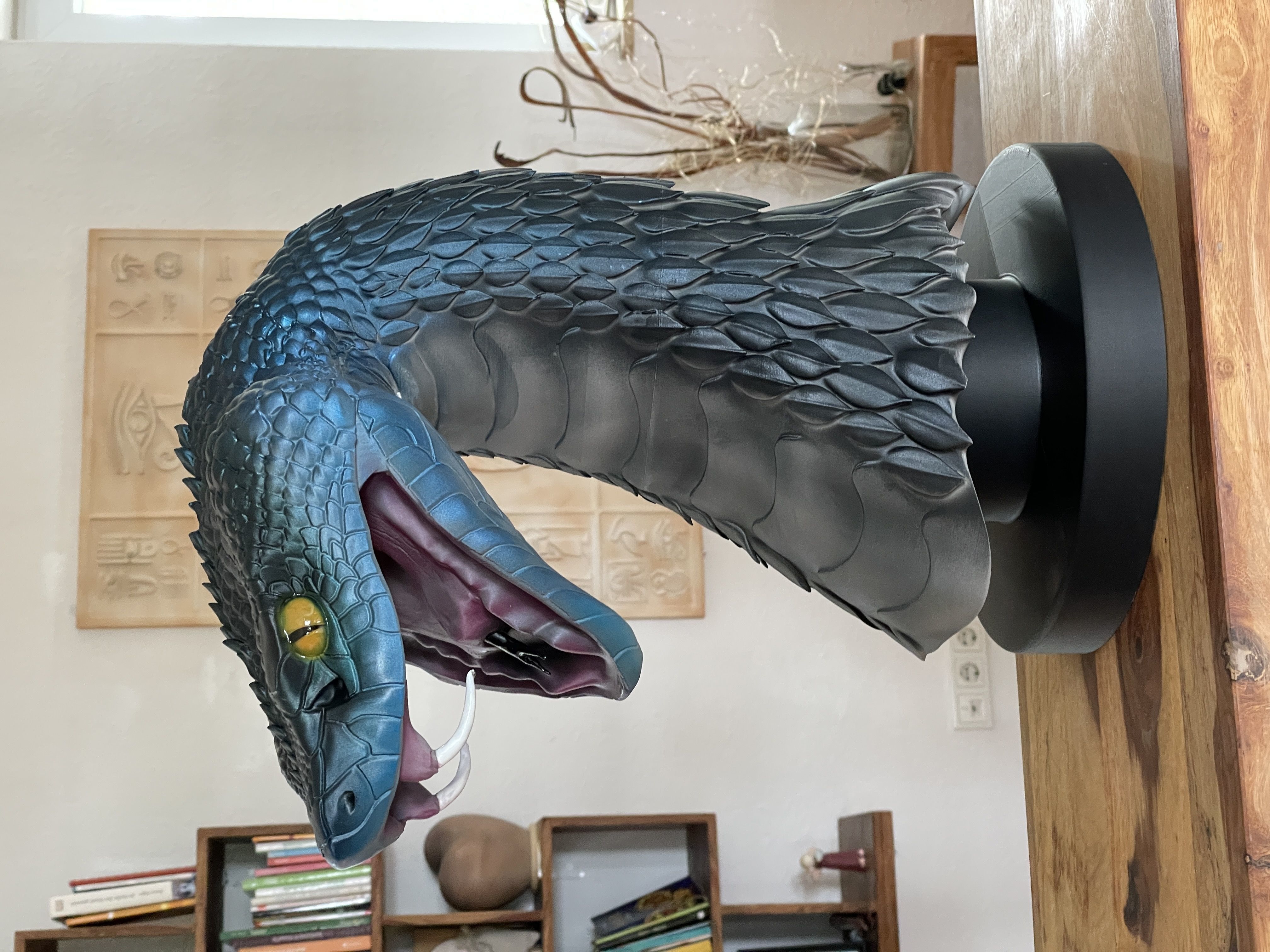 Harlequin Snake - Fantasy - 3D print model_10