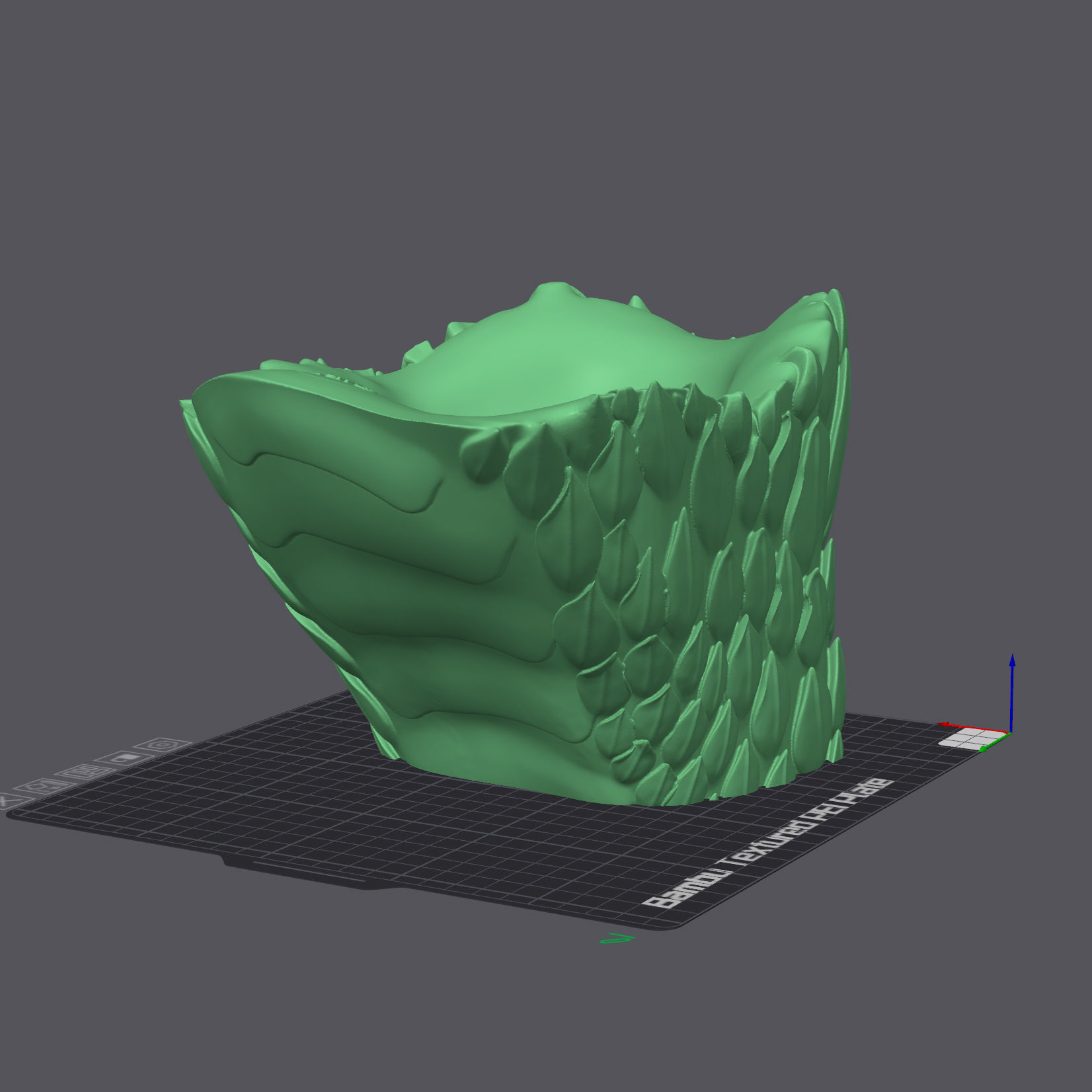 Harlequin Snake - Fantasy - 3D print model_8