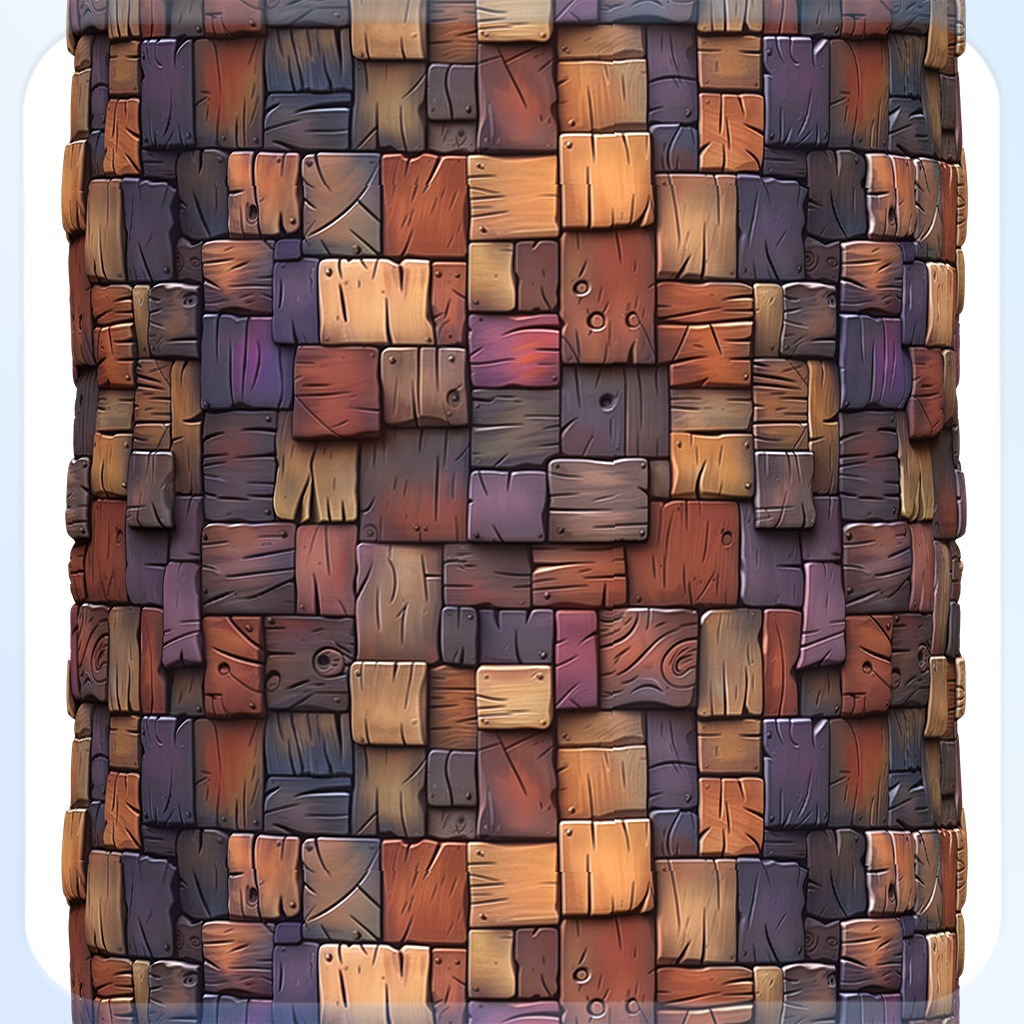 Stylized Wood Seamless Texture Texture_3