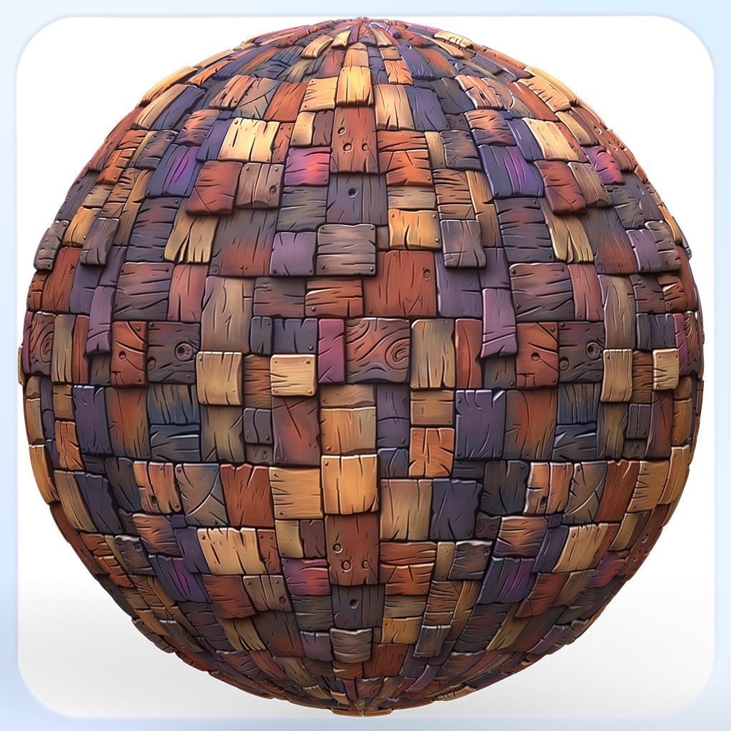 Stylized Wood Seamless Texture Texture_2
