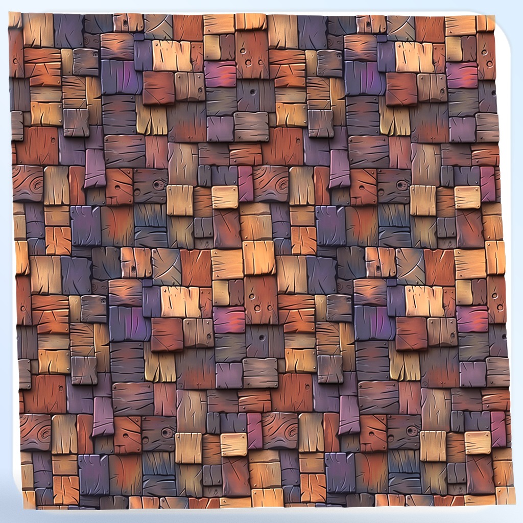 Stylized Wood Seamless Texture Texture_4