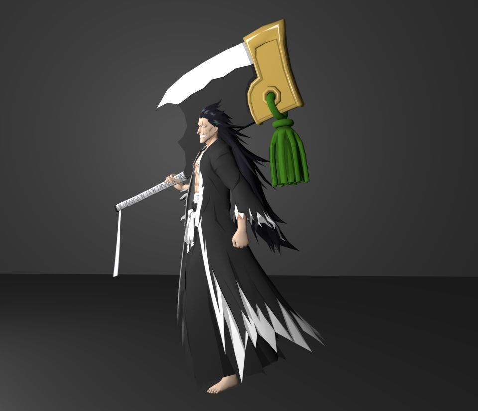 kenpachi zaraki 3D model_3