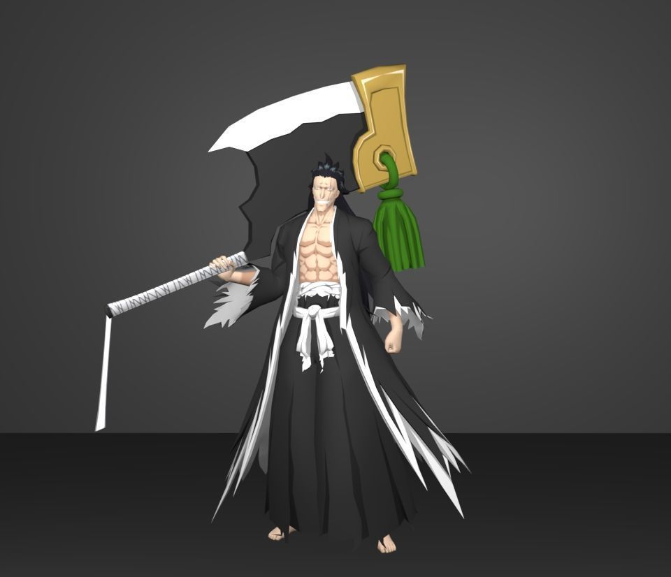 kenpachi zaraki 3D model_1