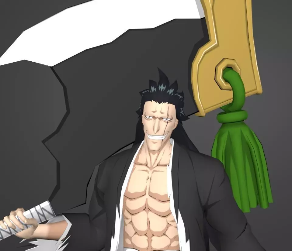 kenpachi zaraki 3D model_0