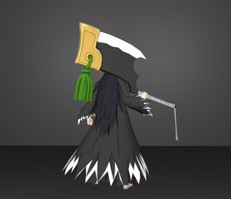 kenpachi zaraki 3D model_4
