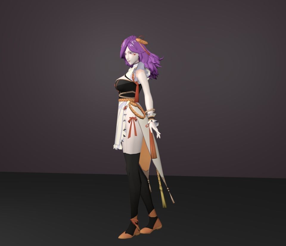 kirio hikifune 3D model_3