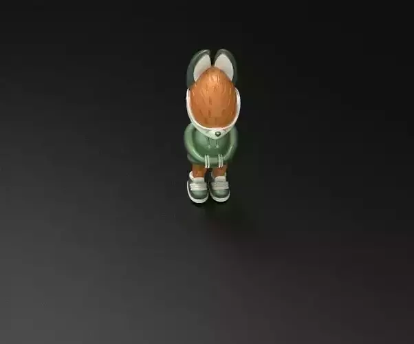 wolf toy for kids 3d printable model