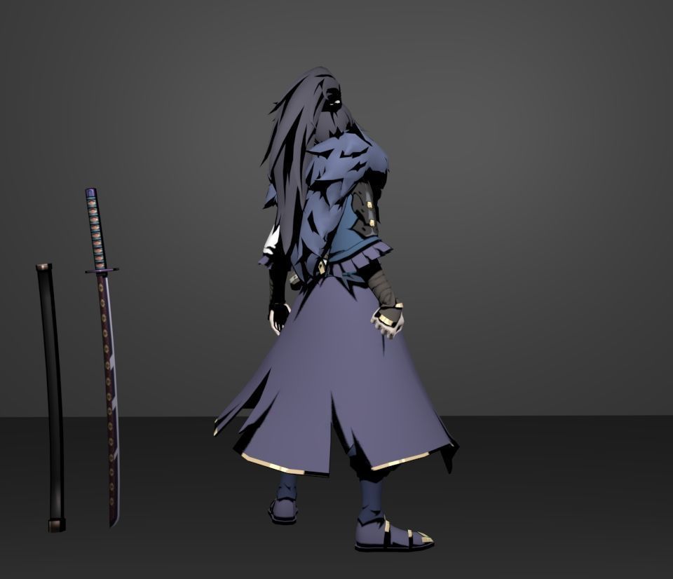 kokushibo 3D model_4