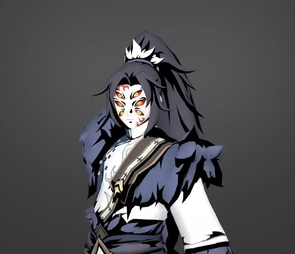 kokushibo 3D model_0