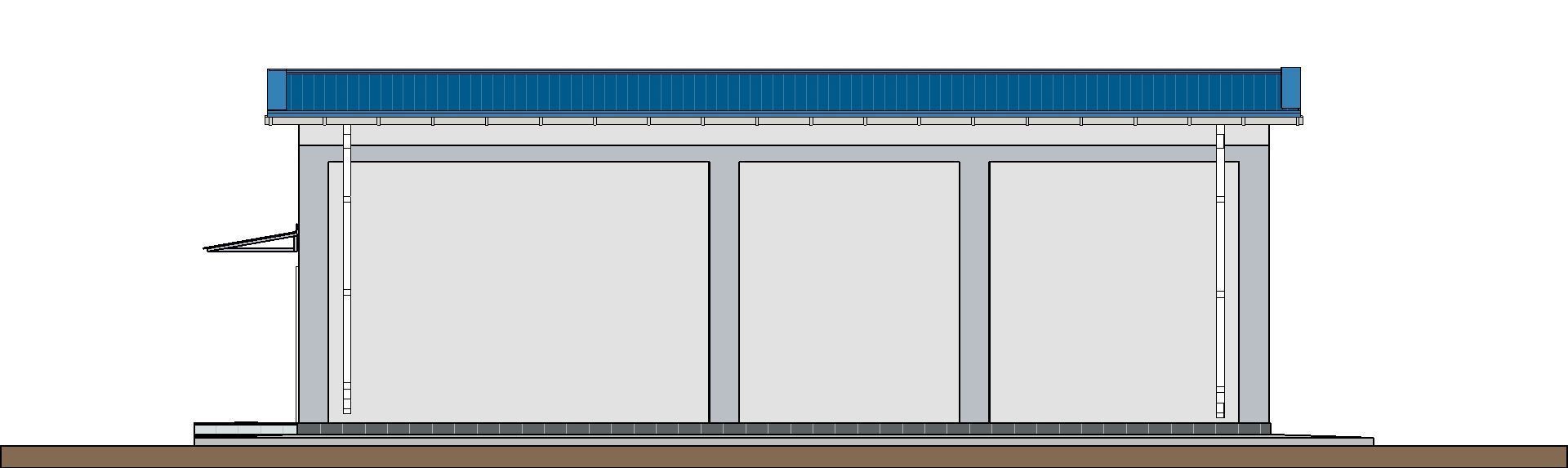 Technical building  3D model_2