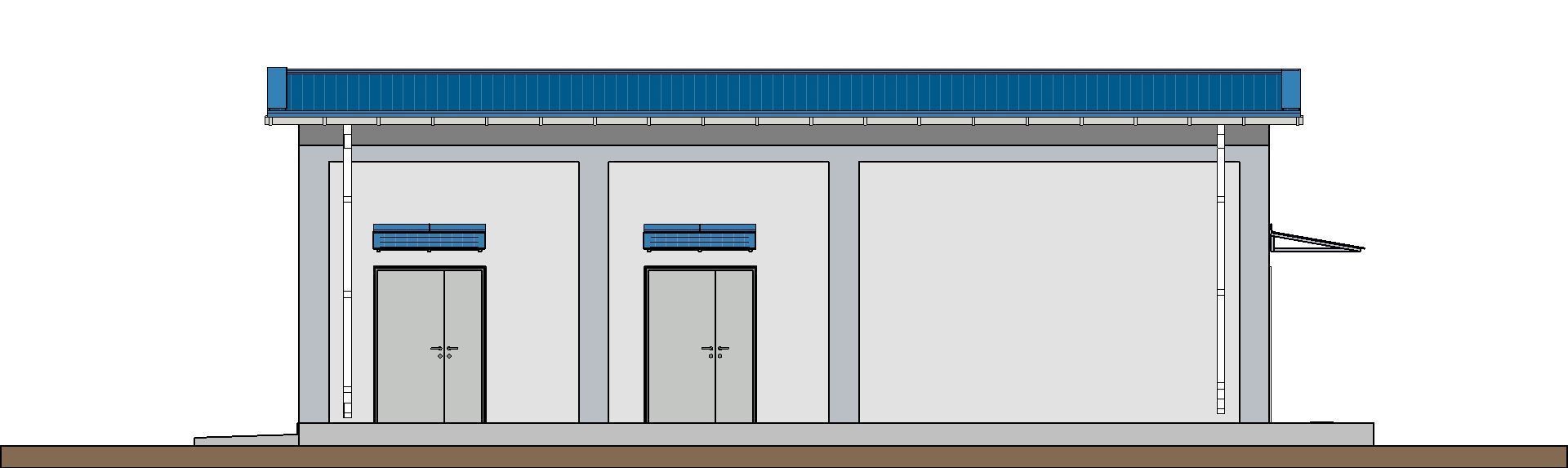 Technical building  3D model_4