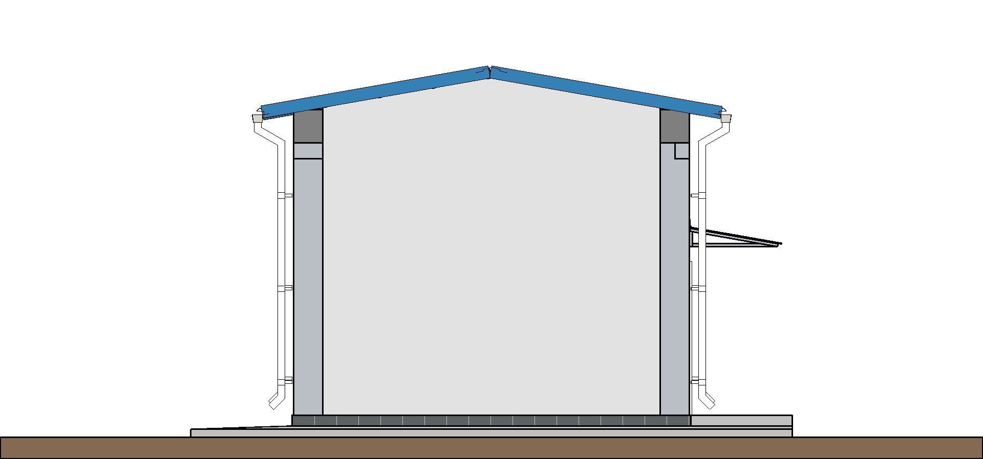 Technical building  3D model_3