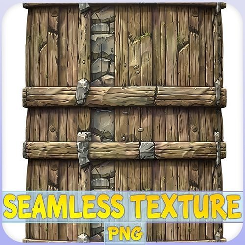 Stylized Wood Seamless Texture Texture