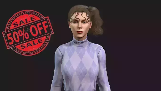 3D Model of a Realistic Woman