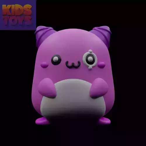 CUTE pink bean TOY 3D PRINTABLE MODEL 3D print model