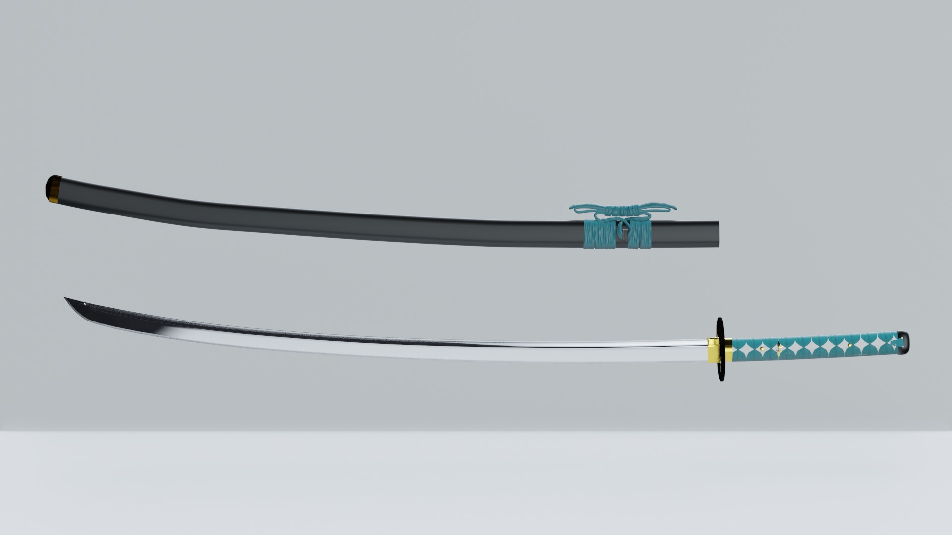 Katana - Dragonfly 3D model_2