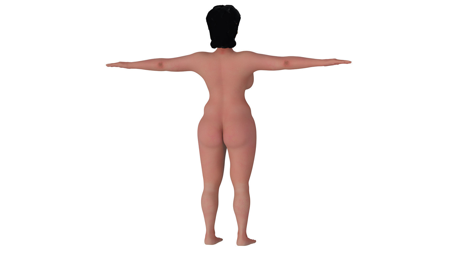 Catherine Lady 3D nude model 3D model_13