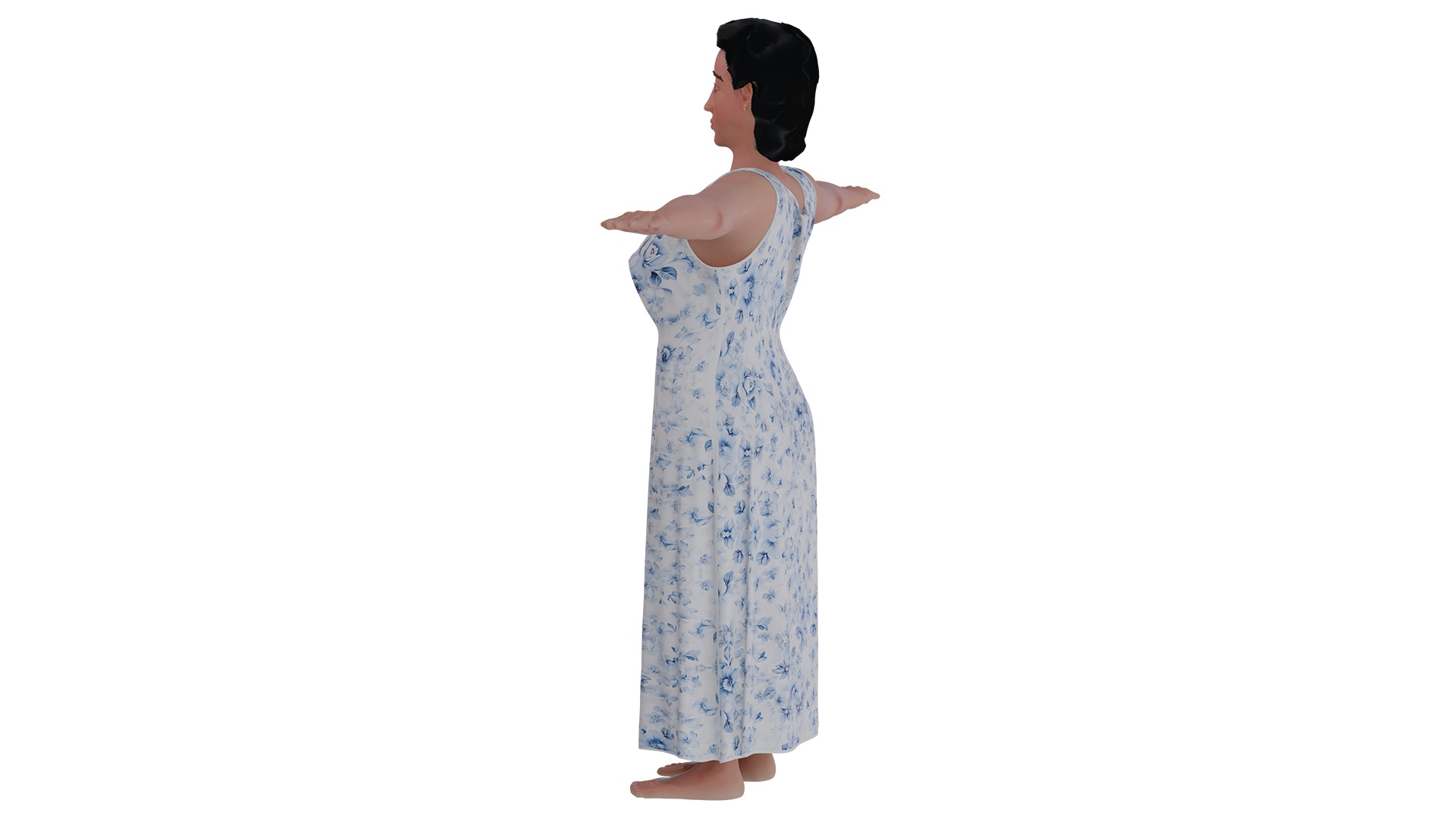 Catherine Lady 3D nude model 3D model_26