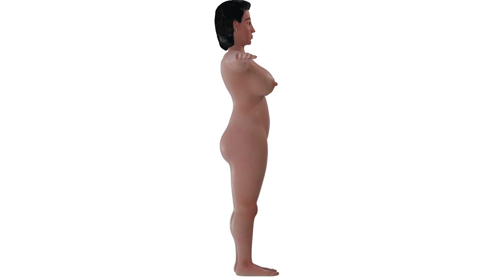Catherine Lady 3D nude model 3D model_31