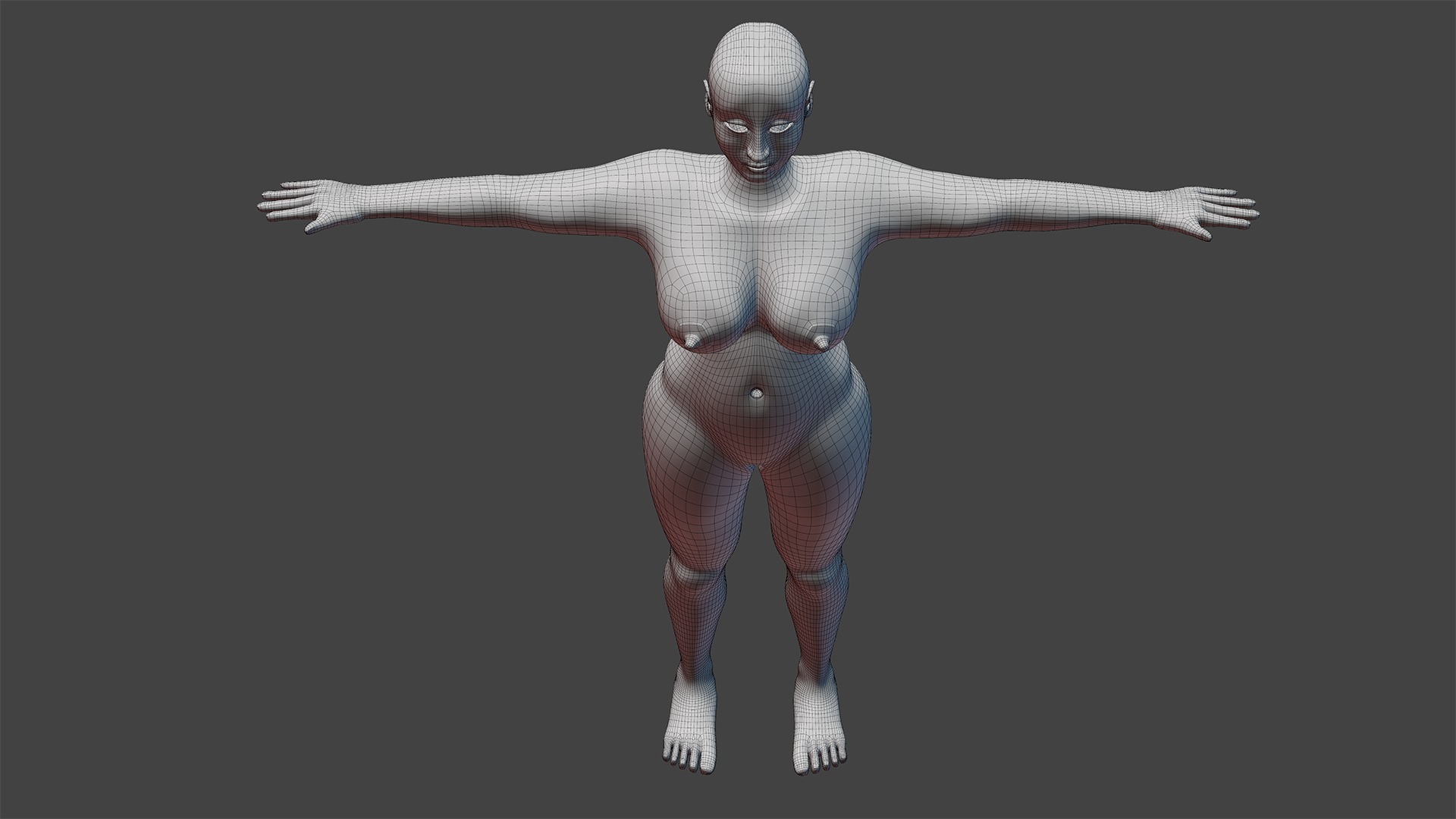 Catherine Lady 3D nude model 3D model_45