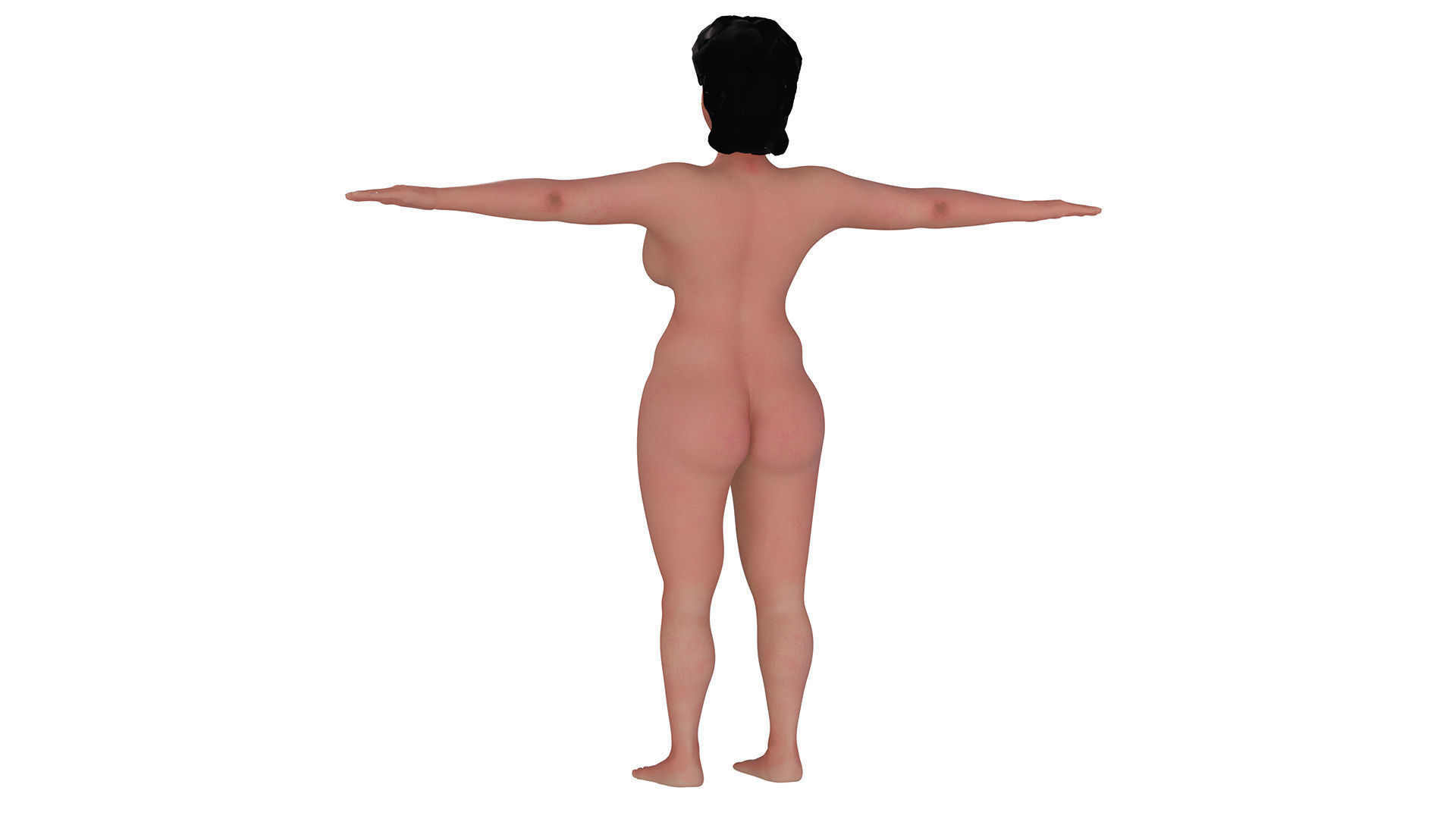 Catherine Lady 3D nude model 3D model_11
