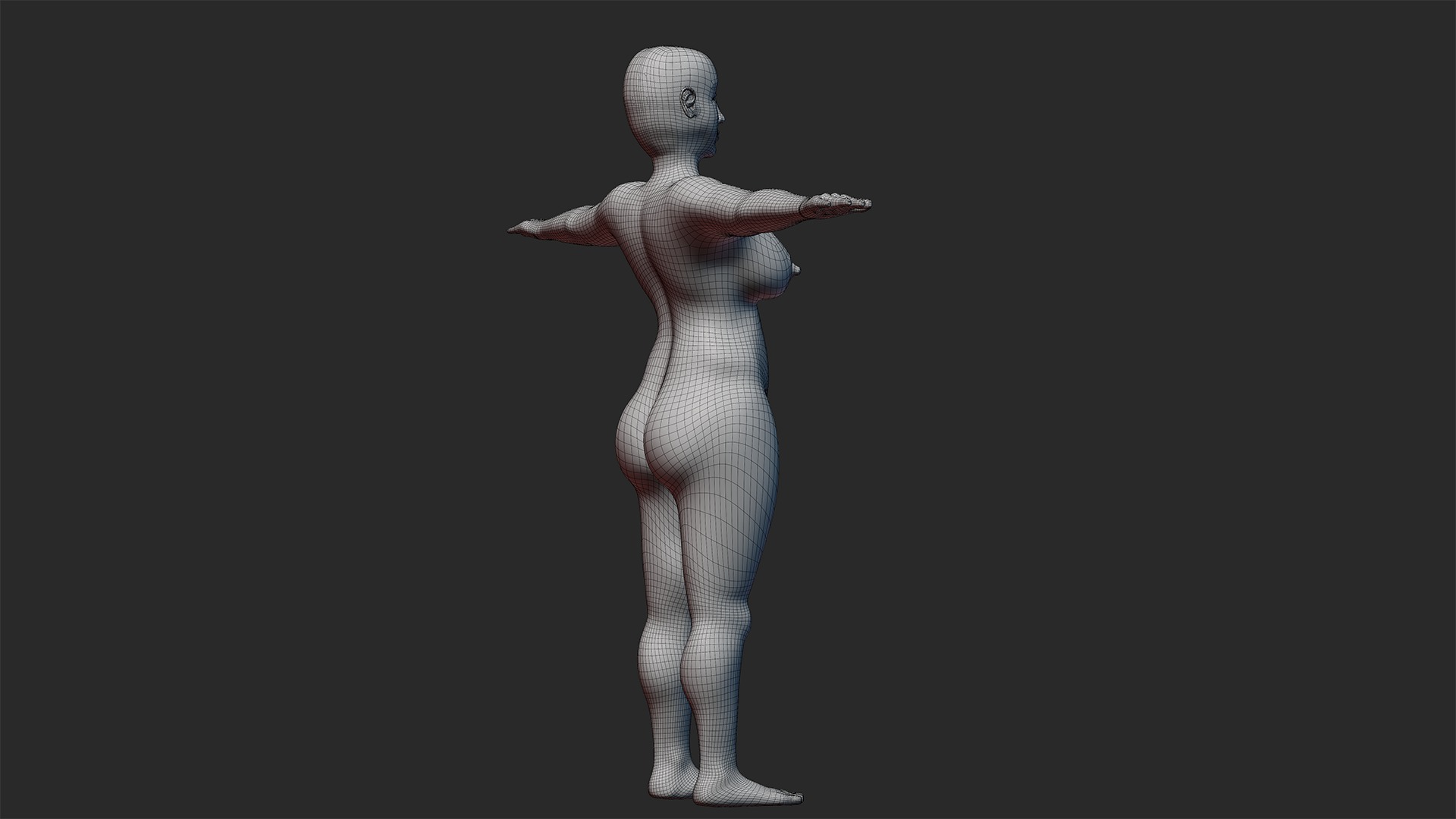 Catherine Lady 3D nude model 3D model_41