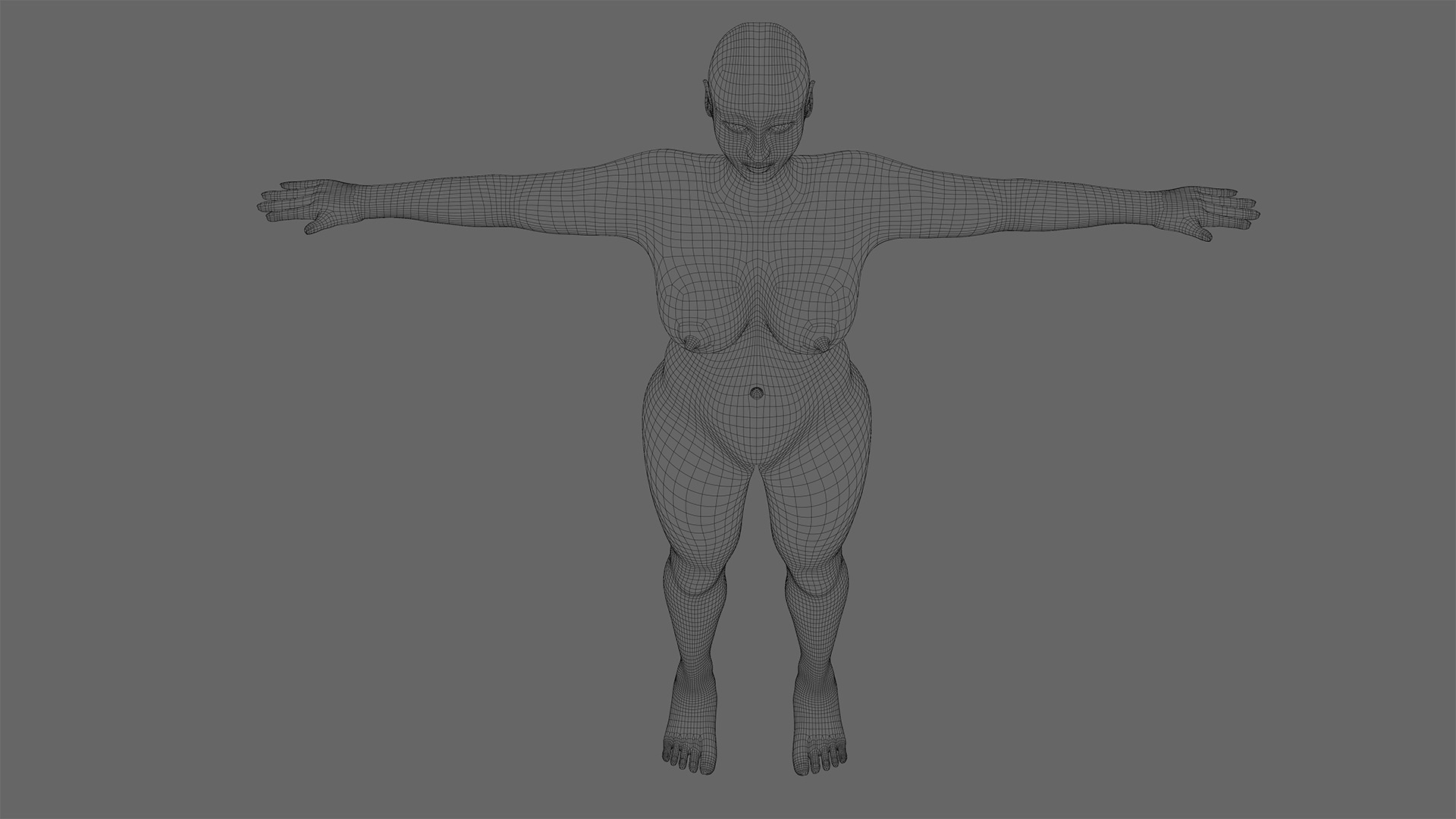 Catherine Lady 3D nude model 3D model_46