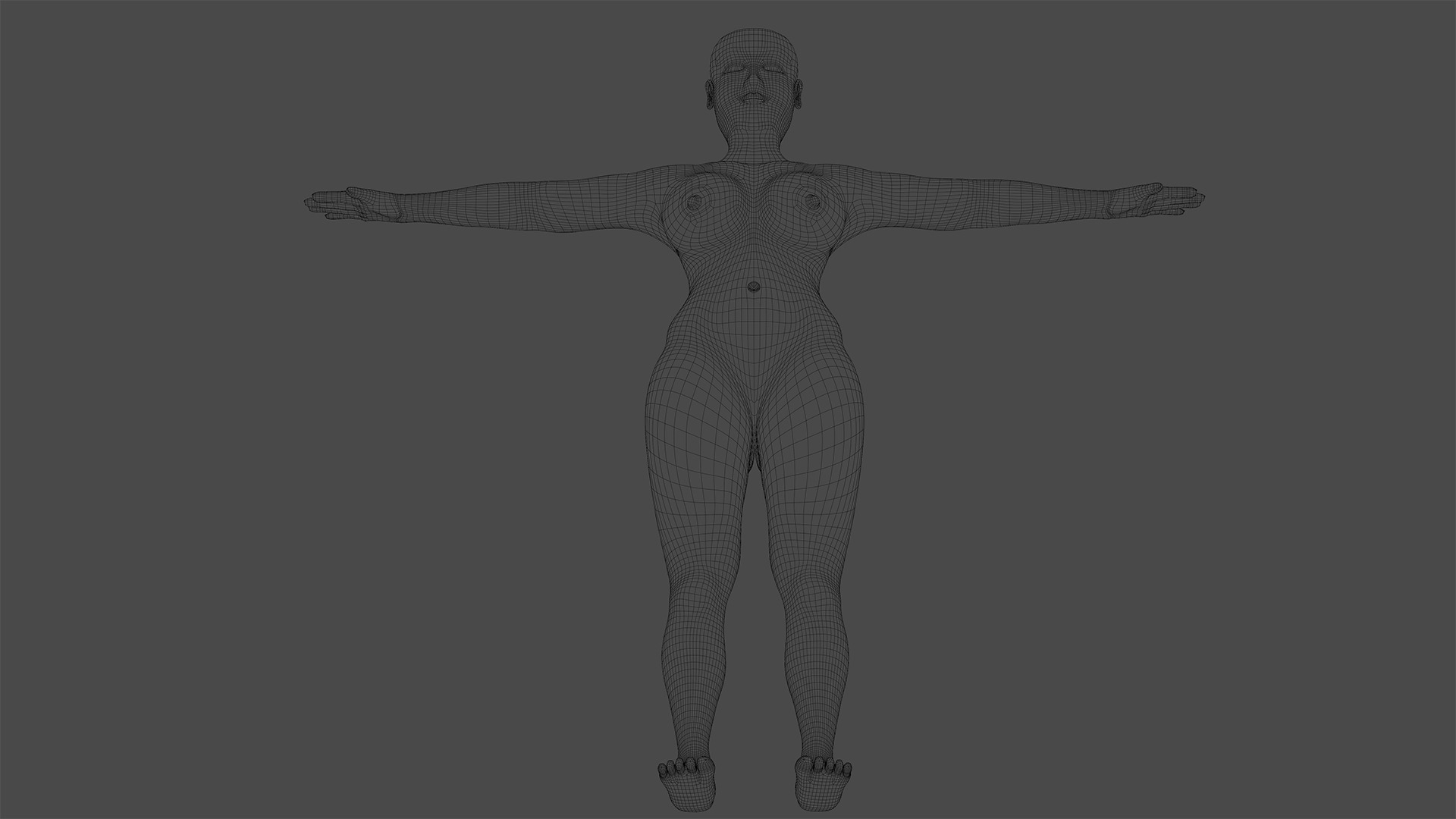 Catherine Lady 3D nude model 3D model_47