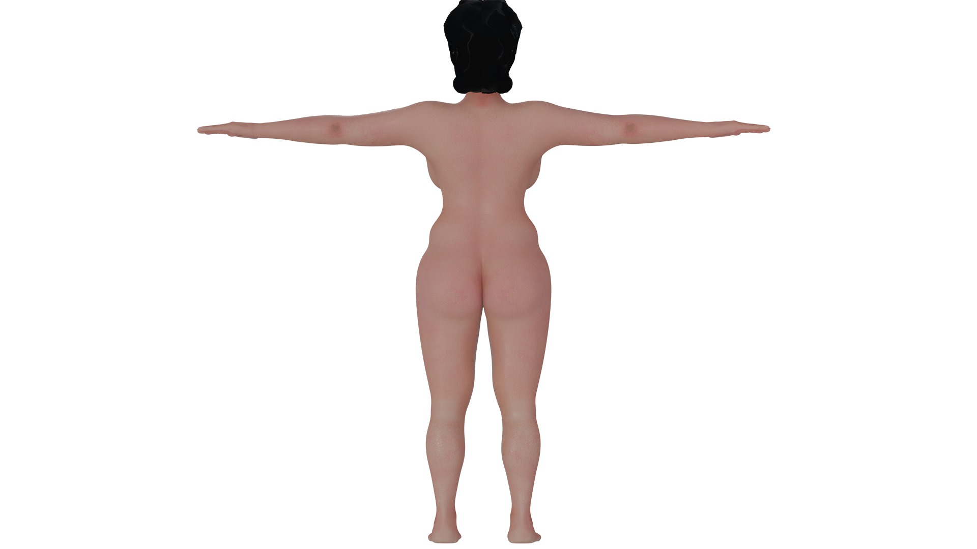 Catherine Lady 3D nude model 3D model_33