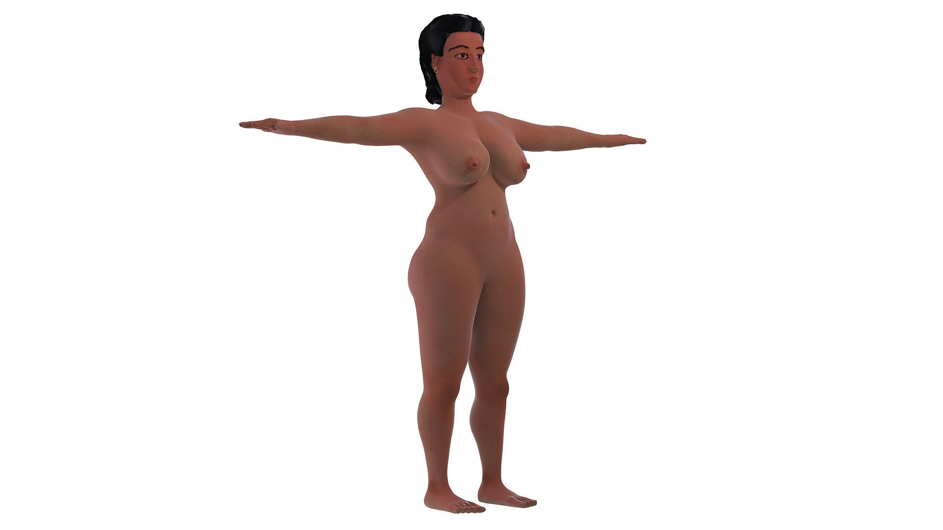Catherine Lady 3D nude model 3D model_20