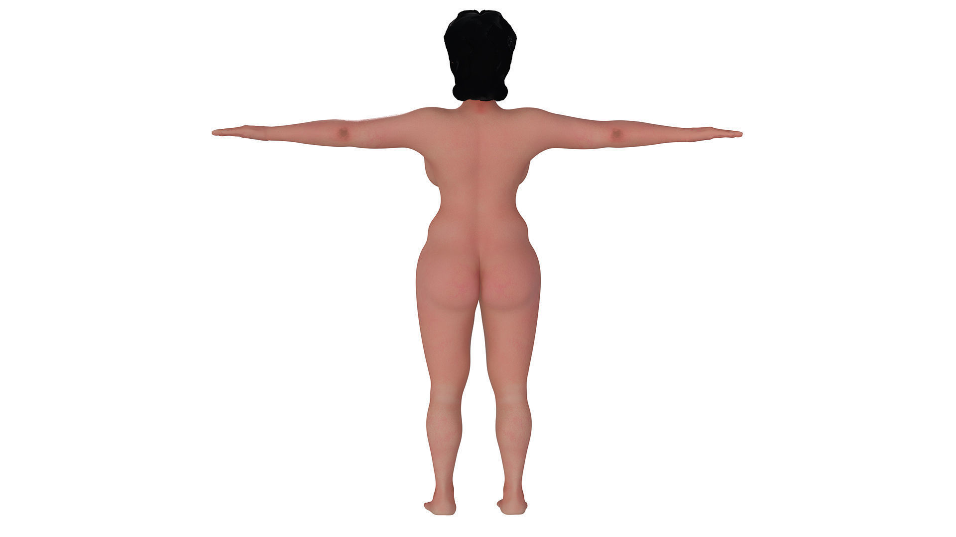Catherine Lady 3D nude model 3D model_12